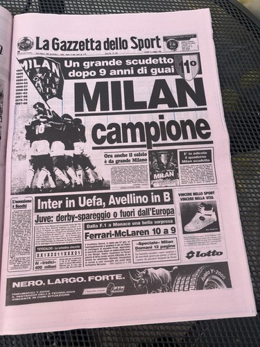 Giornale calcio ristampa - giornale,