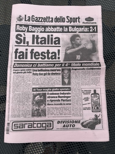 Giornale calcio gazzetta dello - giornale,