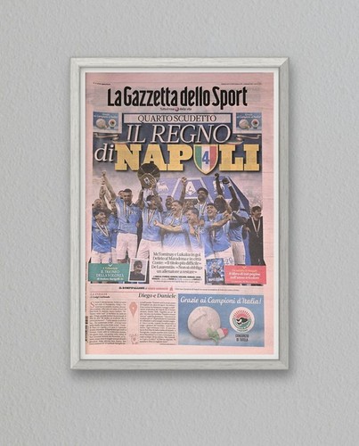 Quadro napoli quarto scudetto - quarto,