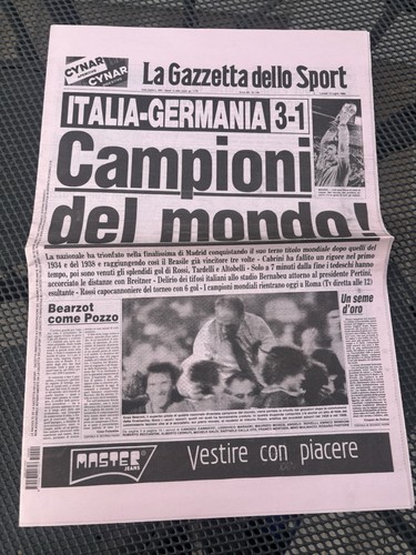 Giornale calcio ristampa - giornale,
