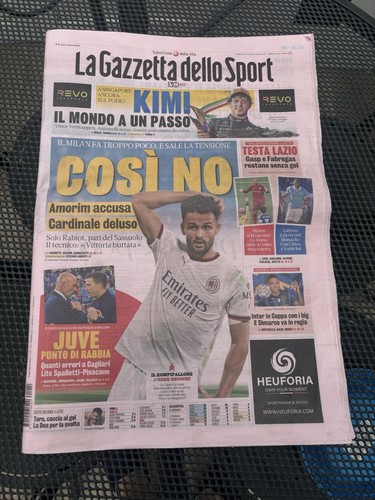 Giornale calcio ottobre - giornale, 12