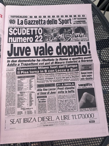 Giornale calcio ristampa - giornale,