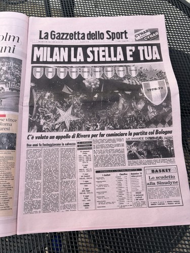 Giornale calcio ristampa - giornale,