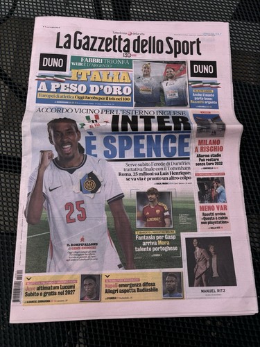 Giornale calcio agosto 2026 - calcio,