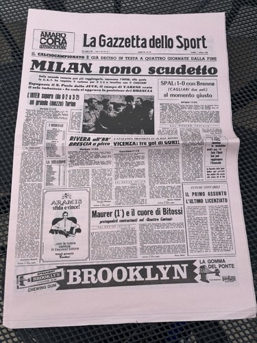 Giornale calcio ristampa - giornale,