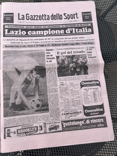Giornale calcio ristampa - giornale,