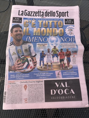Giornale calcio giugno - calcio, 11