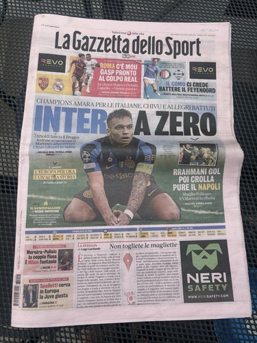 Giornale calcio ottobre - giornale,