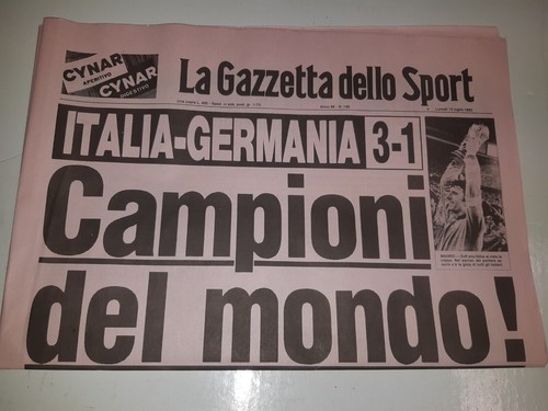 Gazzetta dello sport - sport, 12-7-1982