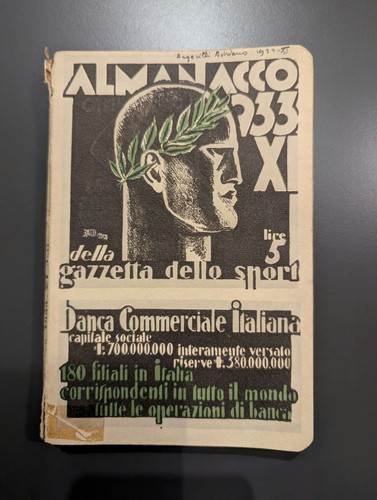 Almanacco 1933 della - 1933-xi,