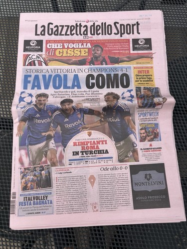 Giornale calcio settembre - giornale, 11