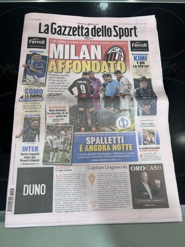 Giornale calcio ottobre - calcio,